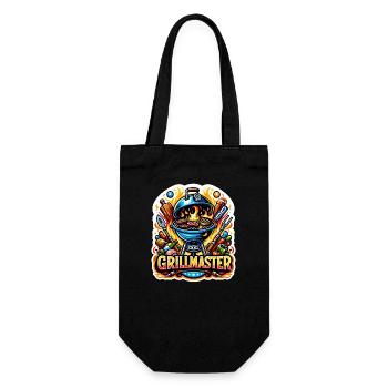 GrillMaster - Illustration de gril - Sac à bouteille - noir - Devant