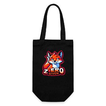 Zero Given - Fuchs Illustration - Geschenkbeutel für Flaschen - Schwarz - Vorne