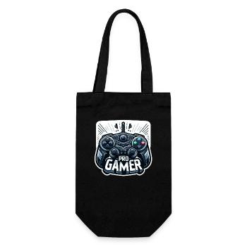 Pro Gamer - Controller Illustration - Gift Bag for Bottles - black - Front