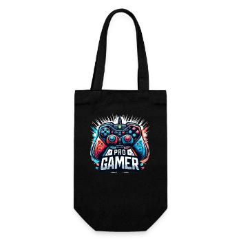 Pro Gamer - Controller Illustration - Gift Bag for Bottles - black - Front