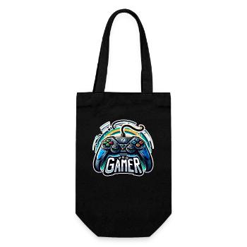 Pro Gamer - Controller Illustration - Gift Bag for Bottles - black - Front