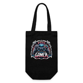 Pro Gamer - Controller Illustration - Gift Bag for Bottles - black - Front