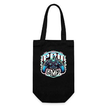 Pro Gamer - Controller Illustration - Gift Bag for Bottles - black - Front
