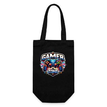 Gamer Zone - Controller Illustration - Geschenkbeutel für Flaschen - Schwarz - Vorne