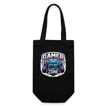 Gamer Zone - Controller Illustration - Geschenkbeutel für Flaschen - Schwarz - Vorne
