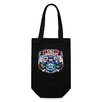 Gamer Zone - Controller Illustration - Geschenkbeutel für Flaschen - Schwarz - Vorne