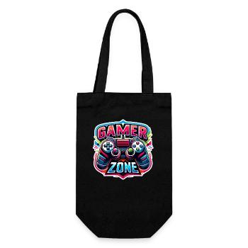 Gamer Zone - Controller Illustration - Geschenkbeutel für Flaschen - Schwarz - Vorne