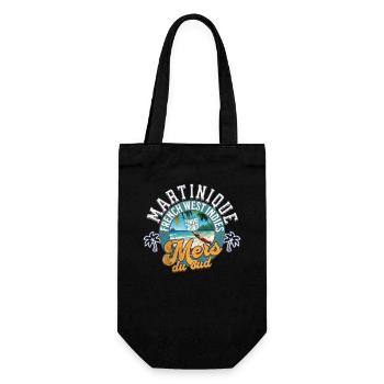 South Seas Martinique 1 - Gift Bag for Bottles - black - Front