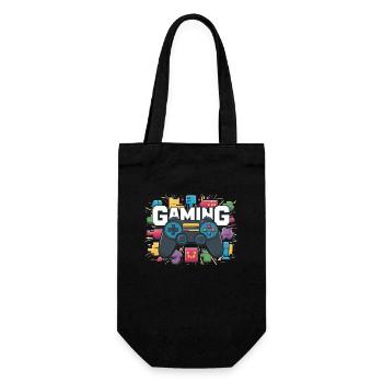 Gaming - Controller - Geschenkbeutel für Flaschen - Schwarz - Vorne