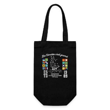 Vendée race around the globe - Gift Bag for Bottles - black - Front