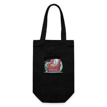 For a change, just do nothing. - Gift Bag for Bottles - black - Front