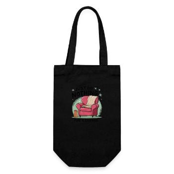 For a change, just do nothing. - Gift Bag for Bottles - black - Front
