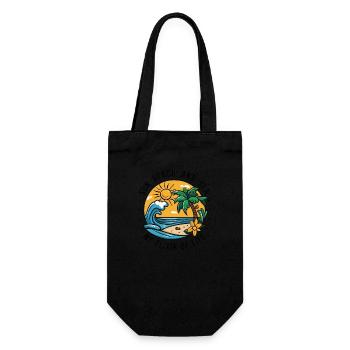 Le soleil, la plage et la mer - mon élixir de vie - Sac à bouteille - noir - Devant