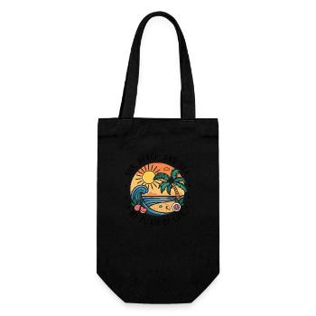 Le soleil, la plage et la mer - mon élixir de vie - Sac à bouteille - noir - Devant