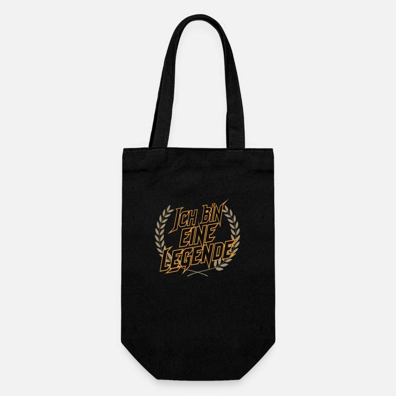 I'm a legend - Gift Bag for Bottles - black