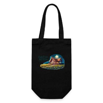 Live simply, dream big - Gift Bag for Bottles - black - Front