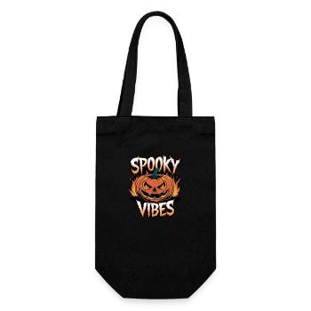 Spooky Jack-o'-lantern – Spooky Vibes - Sac à bouteille - noir - Devant
