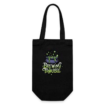 Hexenkessel – Brewing Trouble - Gift Bag for Bottles - black - Front