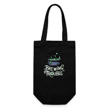 Hexenkessel – Brewing Trouble - Gift Bag for Bottles - black - Front