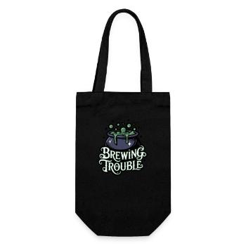Hexenkessel – Brewing Trouble - Gift Bag for Bottles - black - Front