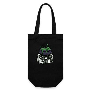 Hexenkessel – Brewing Trouble - Gift Bag for Bottles - black - Front