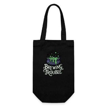 Hexenkessel – Brewing Trouble - Gift Bag for Bottles - black - Front