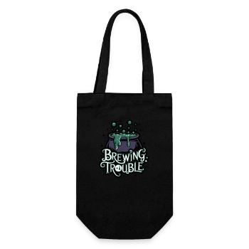 Hexenkessel – Brewing Trouble - Gift Bag for Bottles - black - Front