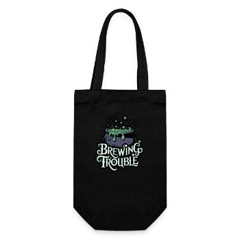 Hexenkessel – Brewing Trouble - Gift Bag for Bottles - black - Front