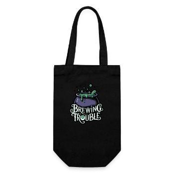 Hexenkessel – Brewing Trouble - Gift Bag for Bottles - black - Front
