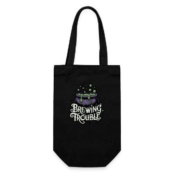 Hexenkessel – Brewing Trouble - Gift Bag for Bottles - black - Front