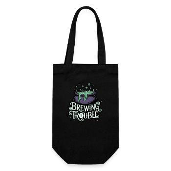 Hexenkessel – Brewing Trouble - Gift Bag for Bottles - black - Front
