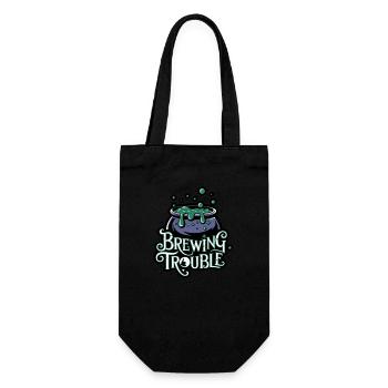 Hexenkessel – Brewing Trouble - Gift Bag for Bottles - black - Front