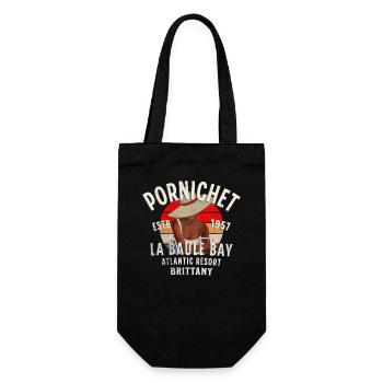 Glamorous Pornichet - Gift Bag for Bottles - black - Front