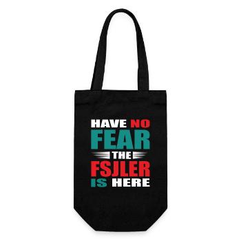 Have no Fear the FSJler is here Outfit - Geschenkbeutel für Flaschen - Schwarz - Vorne