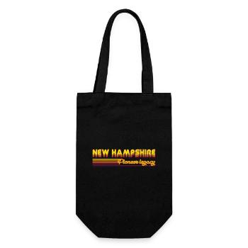 cool New Hampshire USA states design - Gift Bag for Bottles - black - Front