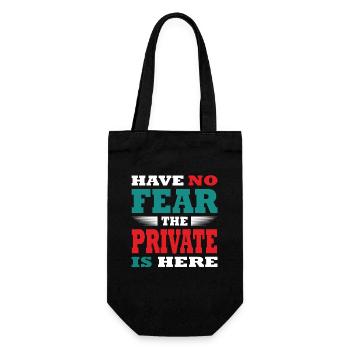 N’ayez pas peur le soldat est là Tenue - Sac à bouteille - noir - Devant
