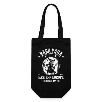 Funny Baba Yaga – l’amusement de la sorcière du conte de fées - Sac à bouteille - noir - Devant