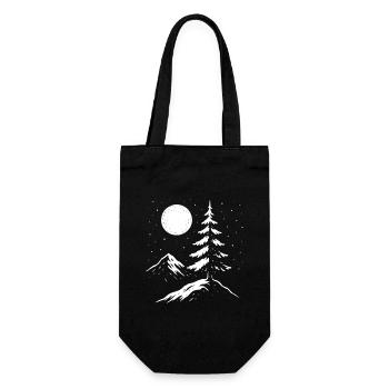 Aménagement paysager d’hiver – Frosty Beauty - Sac à bouteille - noir - Devant
