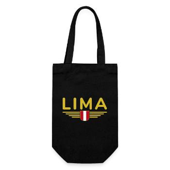 Lima Design – Découvrez la capitale du Pérou - Sac à bouteille - noir - Devant