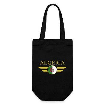 I Love Algeria, Elegance Style Design T-Shirt - Gift Bag for Bottles - black - Front