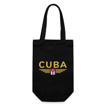 Un design cubain élégant pour les fans - Sac à bouteille - noir - Devant
