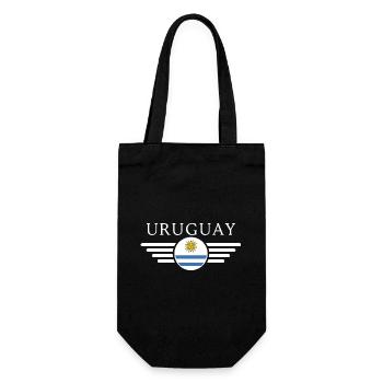 I Love Uruguay, Elegance Style Design T-Shirt - Gift Bag for Bottles - black - Front