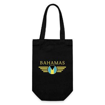 J’aime les Bahamas, T-shirt design de style élégance - Sac à bouteille - noir - Devant