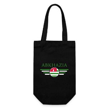 J’aime l’Abkhazie, T-shirt design de style élégance - Sac à bouteille - noir - Devant