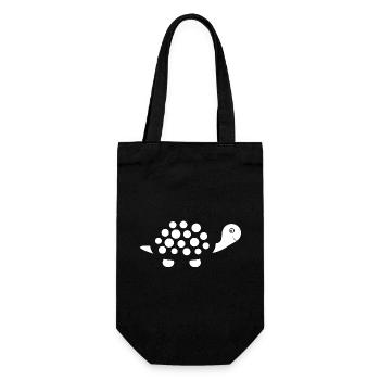 Turtle Turtles - Gift Bag for Bottles - black - Front