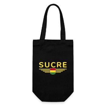 Sucre Bolivia Fans T-Shirt Design - Sac à bouteille - noir - Devant
