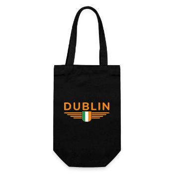 T-shirt Dublin pour les supporters irlandais - Sac à bouteille - noir - Devant