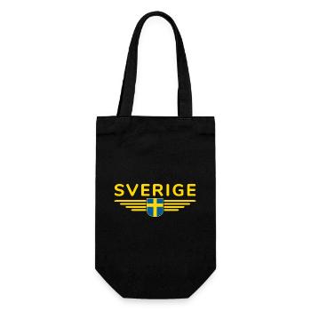Sweden, Design Outfit T-Shirt Clothing - Gift Bag for Bottles - black - Front