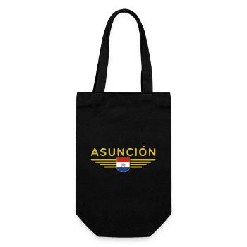 Asunción Souvenir T-Shirt - Geschenkbeutel für Flaschen - Schwarz - Vorne
