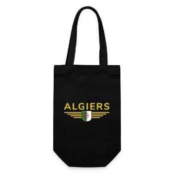 Alger Design – Capitale de l’Algérie - Sac à bouteille - noir - Devant
